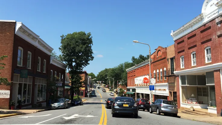 Byrd Street in Orange Virginia (Credit: Famartin)